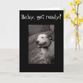 BABY GET READY-JUBILEUM KAART (Gele Bloem)