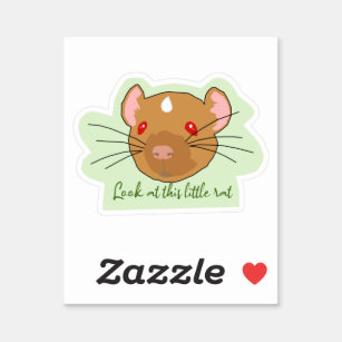 Baby gevarieerde rat sticker