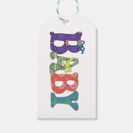 Baby gezegde Cadeaukaart Cadeaulabel (Voorkant)