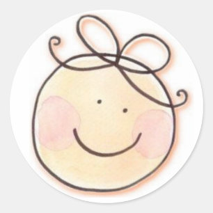 Baby Gezicht Sticker