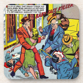 Baby Gezichtsmisdaad komiek Bier Onderzetter