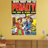 Baby Gezichtsmisdaad komiek Canvas Afdruk (Insitu (Woonkamer))