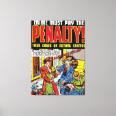 Baby Gezichtsmisdaad  komiek Canvas Afdruk (Voorkant)