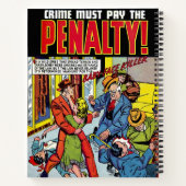 Baby Gezichtsmisdaad komiek Notitieboek (Achterkant)