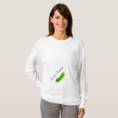Baby Gherkin Pickle Materschap T-Shirt (Voorkant volledig)
