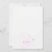 Baby Ghost Baby shower Invitation Kaart (Achterkant)