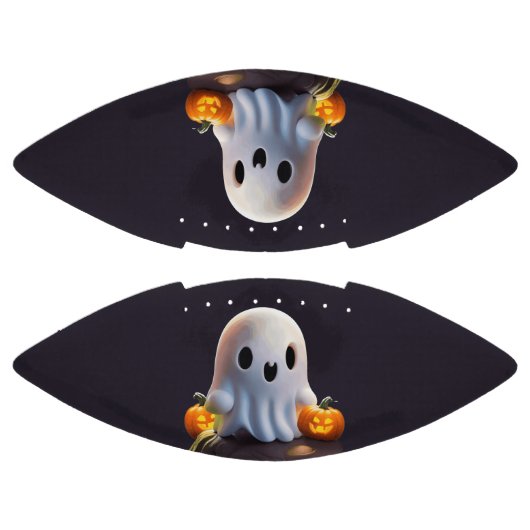 Baby Ghost Creepy Schattige Halloween karakter American Football (Panelen)