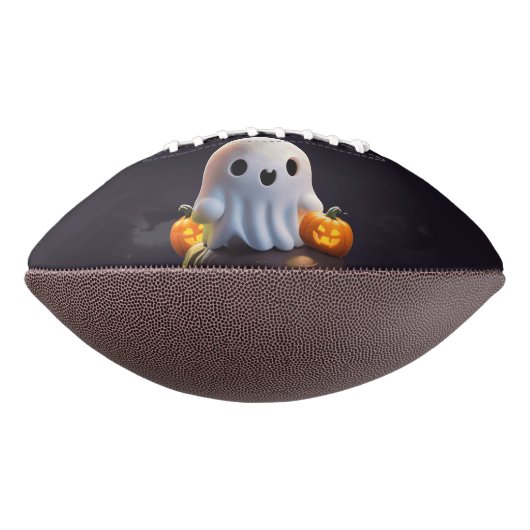 Baby Ghost Creepy Schattige Halloween karakter American Football (Gedraaid 90)