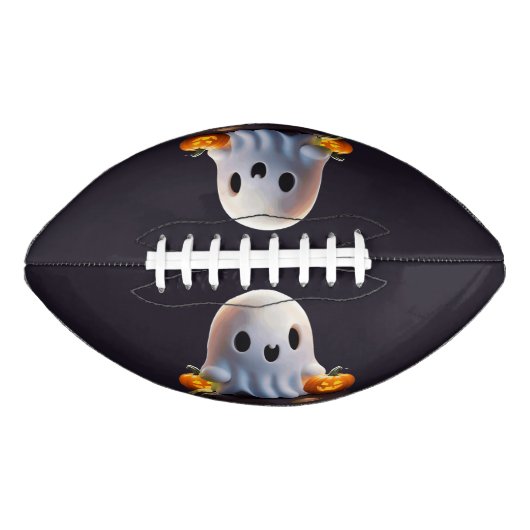 Baby Ghost Creepy Schattige Halloween karakter American Football (Voorkant)