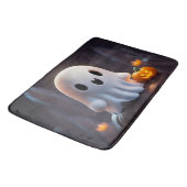 Baby Ghost Creepy Schattige Halloween karakter Badmat (Gekanteld)