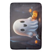 Baby Ghost Creepy Schattige Halloween karakter Badmat (Voorkant Verticaal)