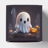 Baby Ghost Creepy Schattige Halloween karakter Bedankdoosjes (Bovenkant)