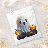 Baby Ghost Creepy Schattige Halloween karakter Bedankzakje (Geknipt)
