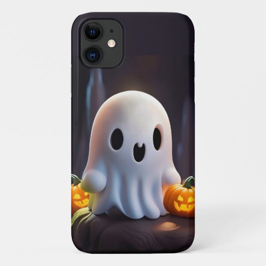 Baby Ghost Creepy Schattige Halloween karakter Case-Mate iPhone Case (Achterkant)