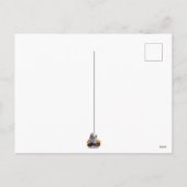 Baby Ghost Creepy Schattige Halloween karakter Feestdagenkaart (Achterkant)