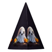 Baby Ghost Creepy Schattige Halloween karakter Feesthoedjes (Achterkant)