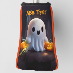 Baby Ghost Creepy Schattige Halloween karakter Golfheadcover