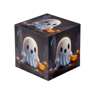 Baby Ghost Creepy Schattige Halloween karakter Kubus