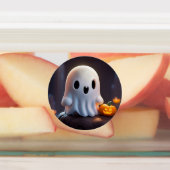 Baby Ghost Creepy Schattige Halloween karakter Labels (Aangebracht)