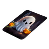 Baby Ghost Creepy Schattige Halloween karakter Magneet (Linkerzijde)