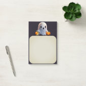 Baby Ghost Creepy Schattige Halloween karakter Post-it® Notes (Kantoor)
