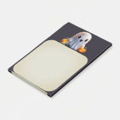 Baby Ghost Creepy Schattige Halloween karakter Post-it® Notes (Schuin)