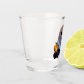 Baby Ghost Creepy Schattige Halloween karakter Shot Glas (Links)