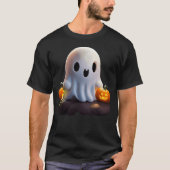 Baby Ghost Creepy Schattige Halloween karakter T-shirt (Voorkant)