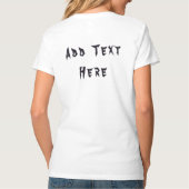 Baby Ghost Creepy Schattige Halloween karakter T-shirt (Achterkant)