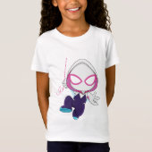 Baby Ghost Girl Spider T-shirt (Voorkant)