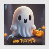 Baby Ghost Griezige Cute Halloween Karakter (Voorkant)