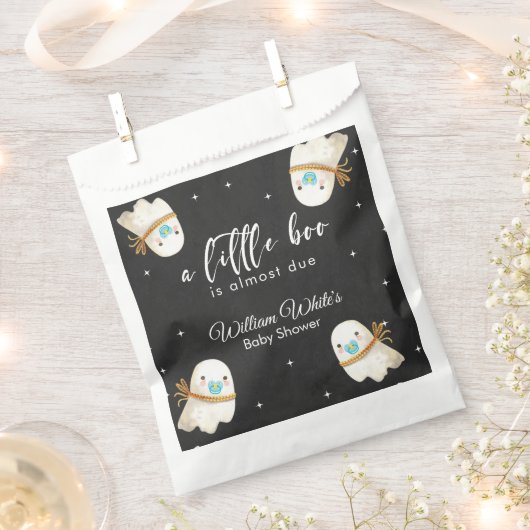 Baby Ghost Halloween Herfst Baby shower Bedankzakje (Geknipt)