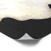 Baby Ghost Halloween Herfst Baby shower Welkomstbo Poster (Hoek)