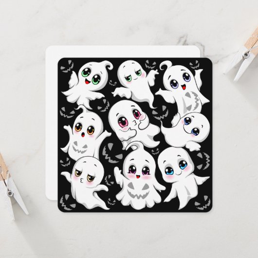 Baby Ghosts Spooky Schattigee Halloween Mood (Voorkant / Achterkant in situ)