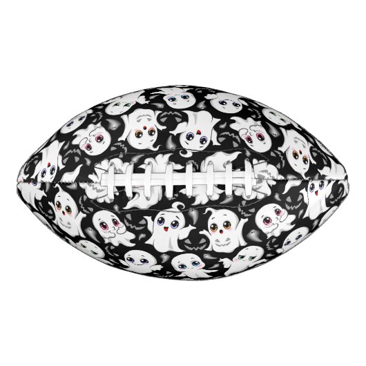 Baby Ghosts Spooky Schattigee Halloween Mood American Football (Voorkant)