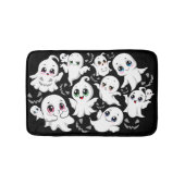Baby Ghosts Spooky Schattigee Halloween Mood Badmat (Voorkant)