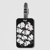 Baby Ghosts Spooky Schattigee Halloween Mood Bagagelabel (Voorkant (verticaal))