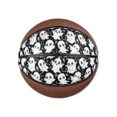 Baby Ghosts Spooky Schattigee Halloween Mood Basketbal (Voorkant)