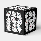 Baby Ghosts Spooky Schattigee Halloween Mood Bedankdoosjes (Achterkant)