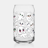 Baby Ghosts Spooky Schattigee Halloween Mood Blikvorm Glas (Voorkant)