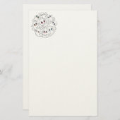 Baby Ghosts Spooky Schattigee Halloween Mood Briefpapier (Voorkant / Achterkant)