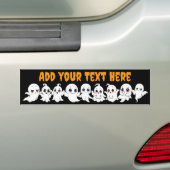 Baby Ghosts Spooky Schattigee Halloween Mood Bumpersticker (Op auto)
