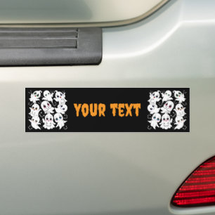 Baby Ghosts Spooky Schattigee Halloween Mood Bumpersticker