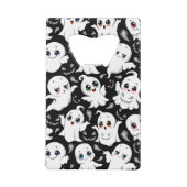 Baby Ghosts Spooky Schattigee Halloween Mood Creditkaart Flessenopener (Achterkant)
