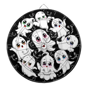 Baby Ghosts Spooky Schattigee Halloween Mood Dartbord