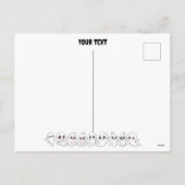 Baby Ghosts Spooky Schattigee Halloween Mood Feestdagenkaart (Achterkant)