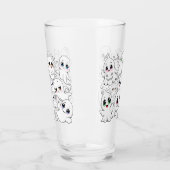 Baby Ghosts Spooky Schattigee Halloween Mood Glas (Links)