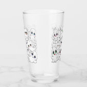 Baby Ghosts Spooky Schattigee Halloween Mood Glas (Rechts)