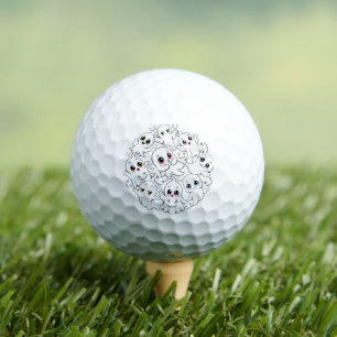 Baby Ghosts Spooky Schattigee Halloween Mood Golfballen