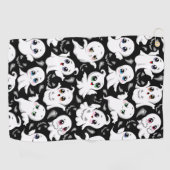 Baby Ghosts Spooky Schattigee Halloween Mood Golfhanddoek (Horizontaal)